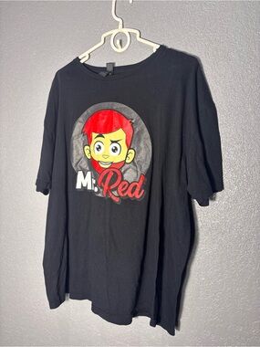Mr. Red Black Graphic T-Shirt